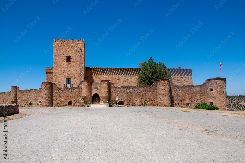 Pedraza, Ciudad medieval, Segovia, España, Castillo