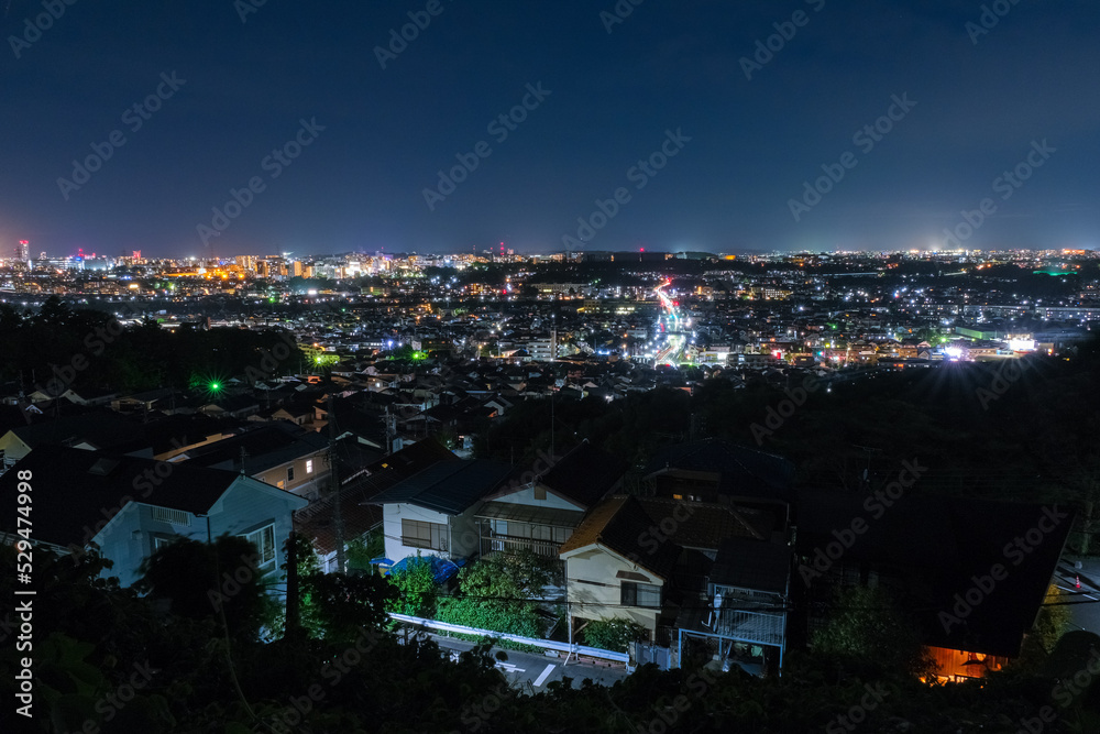 東京都日野市 みはらし公園からの夜景