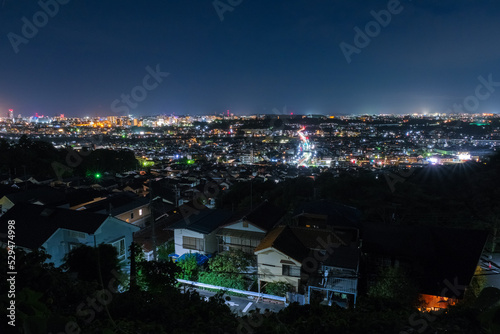 東京都日野市 みはらし公園からの夜景 photo