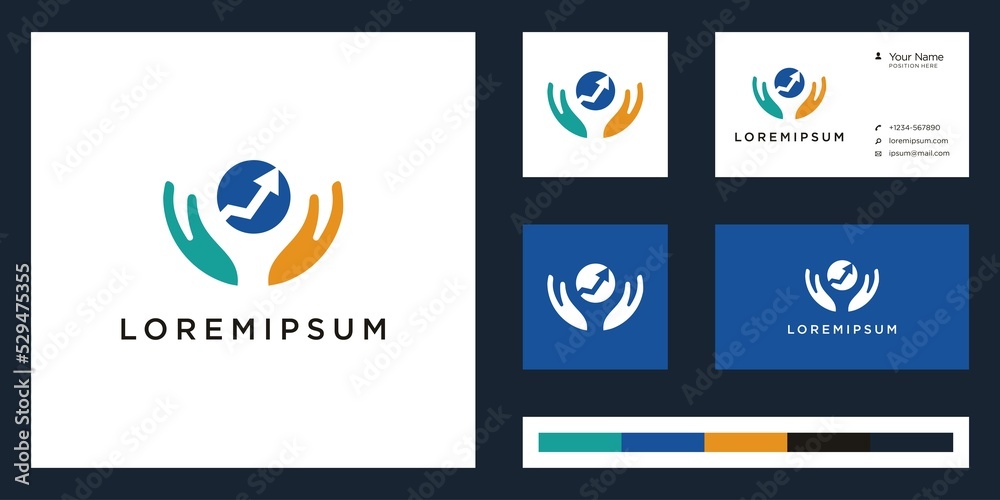 Fototapeta premium foundation logo stock vector Logo Icon Symbol Vector Design Template 