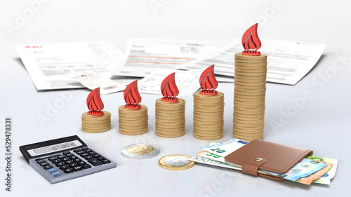 Preisexplosion - Inflation - alles wird teurer - Gas - Heizen - Kochen