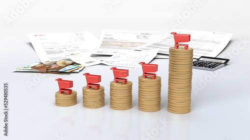 Preisexplosion - Inflation - alles wird teurer - Einkaufen - Warenkorb - Haushalt