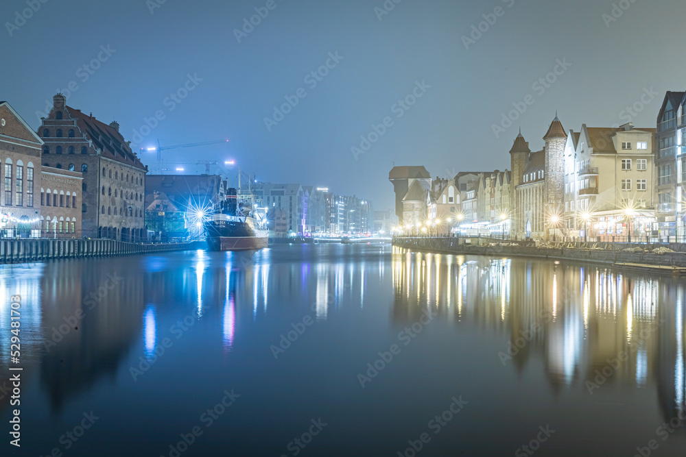 Fototapeta premium Gdansk is a major tourist destination in Poland