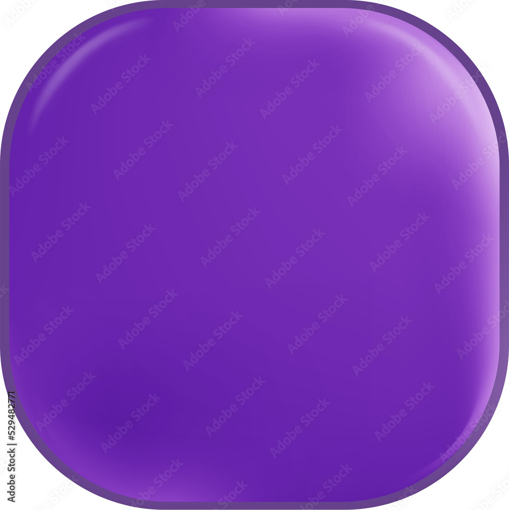 Stylish transparent 3D button Stylish transparent 3D button