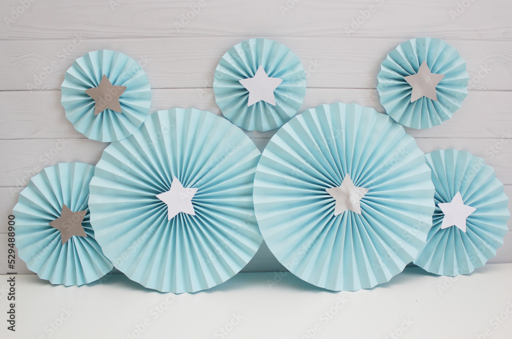 Obraz premium blue and white flowers