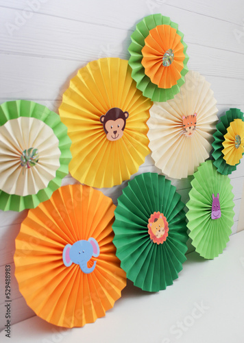 paper flowers for holiday decor