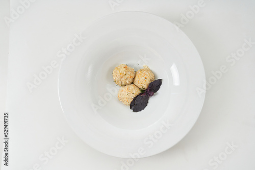 white fish appetizer