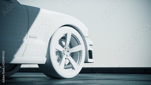 3D car model