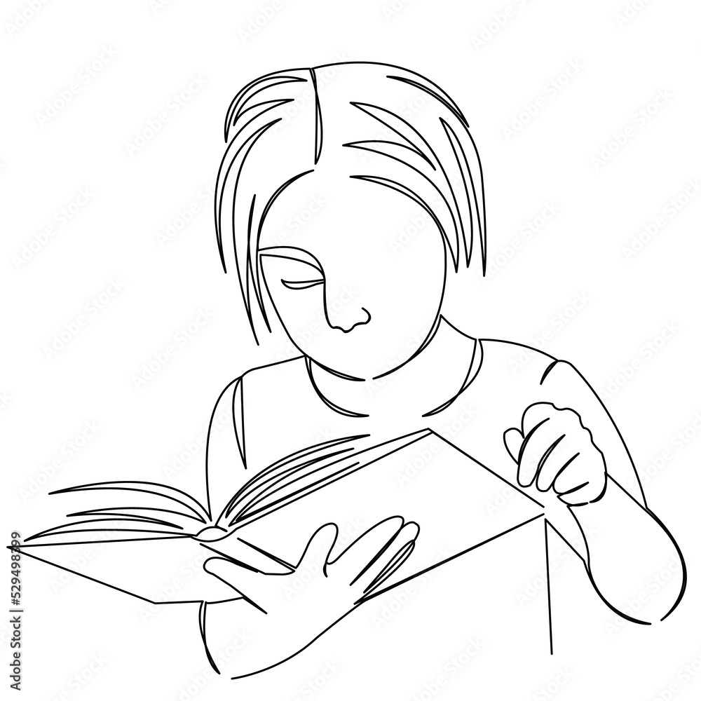 girl reading a book studying girl reading a book studying