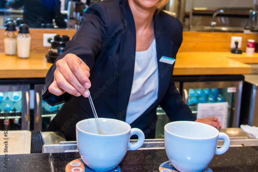 Coffee day shot and coffee maker, Photo is selective focus with shallow depth of field. Taken at Cairo Egypt on 28 September 2017. Coffee day shot and coffee maker, Photo is selective focus with shallow depth of field. Taken at Cairo Egypt on 28 September 2017.