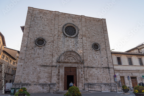 Ascoli Piceno. Marche. The church of Sant'Agostino photo