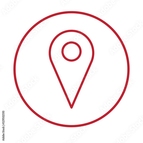 Location symbol sign icon vector