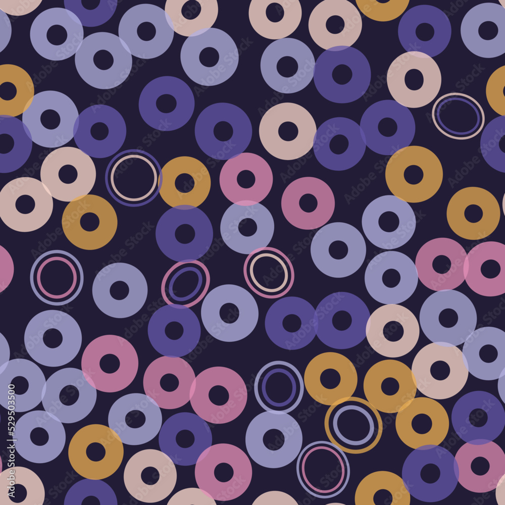 Vector set background. Round geometry group batik graphic. Hand drawn circle doodle painting. Design pattern illustration brush stroke. Seamless. Backdrop vector concept. Purple, yellow, pink color Vector set background. Round geometry group batik graphic. Hand drawn circle doodle painting. Design pattern illustration brush stroke. Seamless. Backdrop vector concept. Purple, yellow, pink color