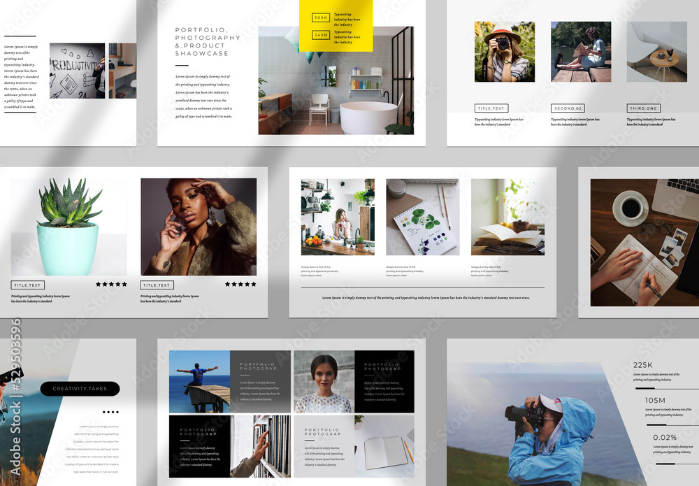 Portfolio Presentation Stock Template Adobe Stock