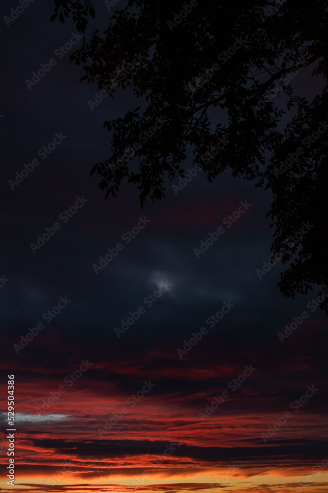 sunset sky with clouds sunset sky with clouds