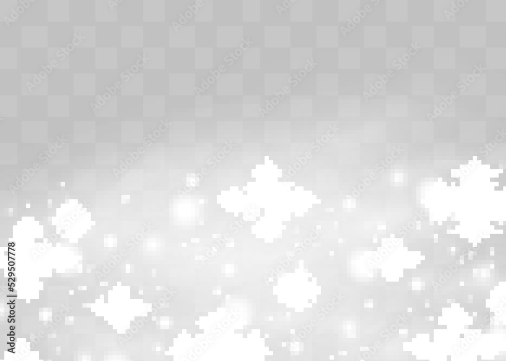 Snow and wind on a transparent background. White gradient decorative element.vector illustration. Snow and wind on a transparent background. White gradient decorative element.vector illustration.