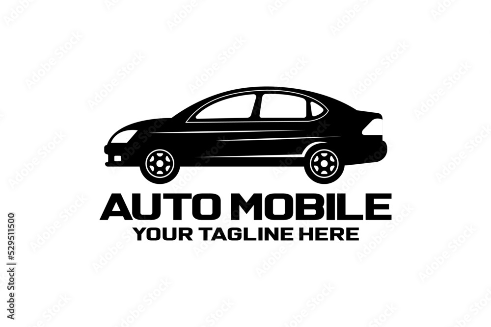 Abstract car design concept automotive topics vector logo design template Abstract car design concept automotive topics vector logo design template