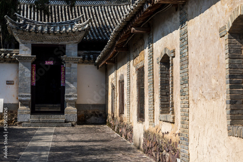 ancient village building in yunnan China