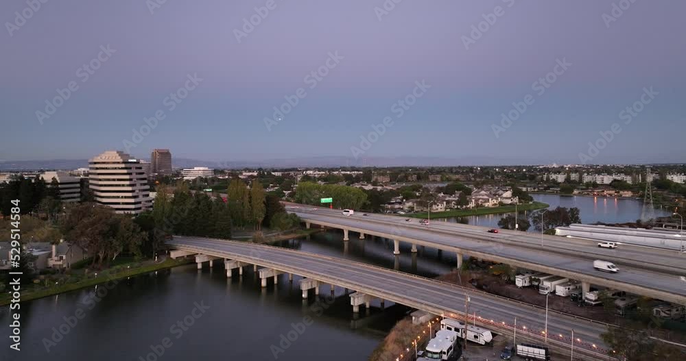 Silicon Valley Highway Aerial Silicon Valley Highway Aerial