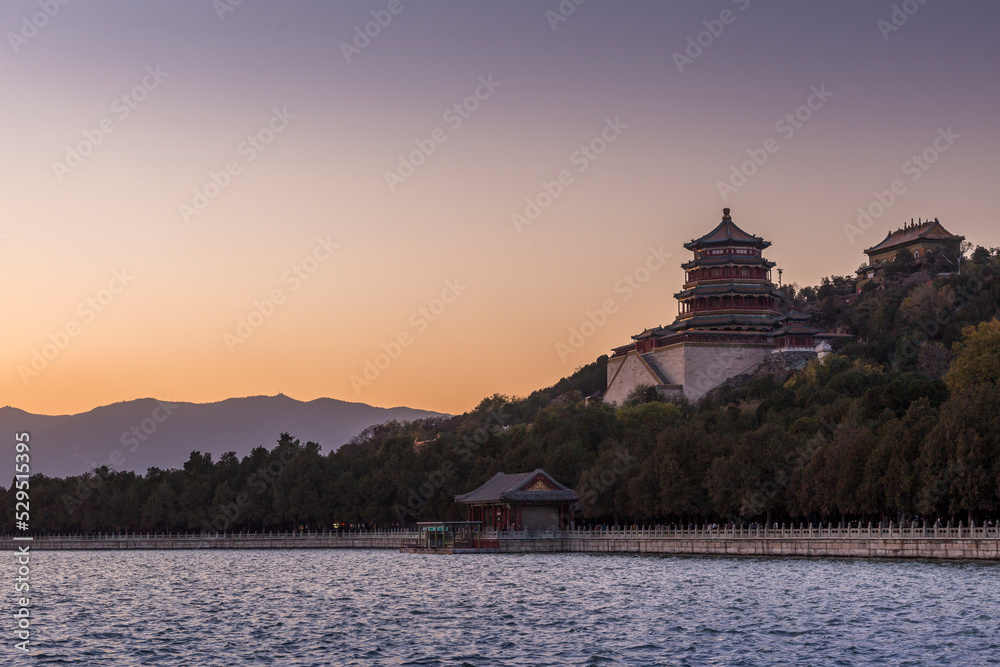 scenery in Summer Palace in beijing  China