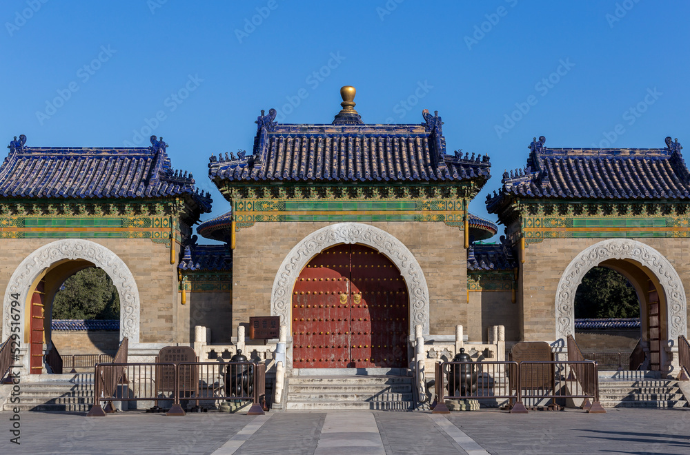 Fototapeta premium Temple of Heaven ancient building in Beijing