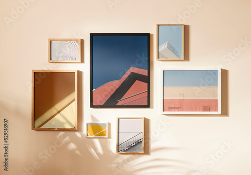 Photo Frame Gallery Wall Mockup