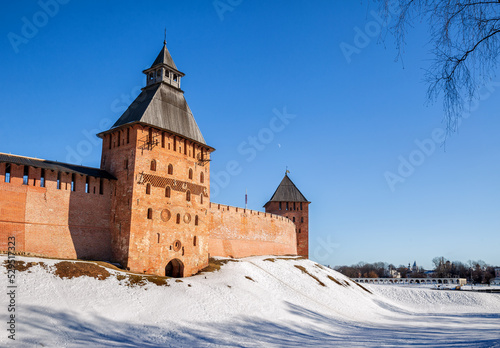 Novgorod Kremlin in winter
