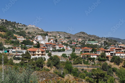 The beautiful village of Pelendri in the province of Limassol, in Cyprus © Maristos