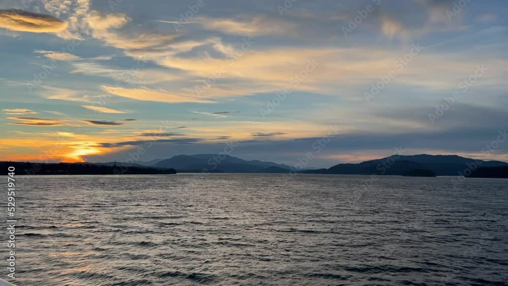 Cruising along the pacific coast of British Columbia, Canada, while abort an Alaskan cruise. Cruising along the pacific coast of British Columbia, Canada, while abort an Alaskan cruise.