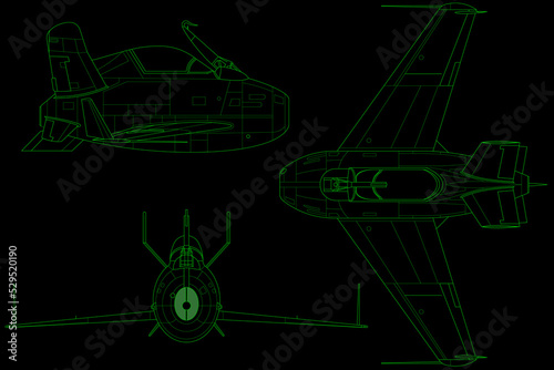 XF-85 avión de combate, caza parásito