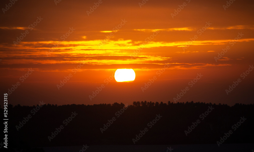 Fototapeta premium sunset in paradise - Rio Grande do Norte - Brasil