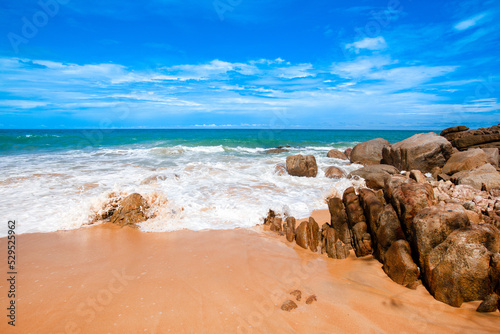 Beautiful landscape of the Indian Ocean coast, Thailand