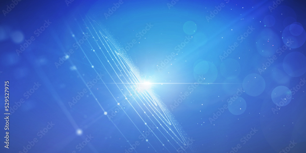 Wave of dots and weave lines. Abstract background. Network connection structure. Wave of dots and weave lines. Abstract background. Network connection structure.
