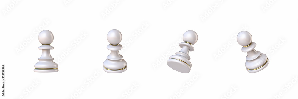 Chess Piece - Pawn, 3D CAD Model Library