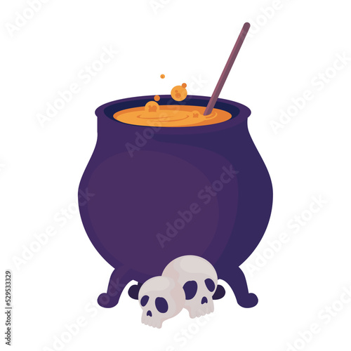 witch cauldron design