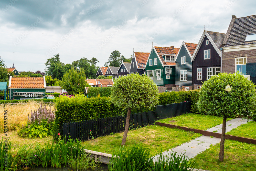 Beautiful Dutch Houses in Marken, Netherlands