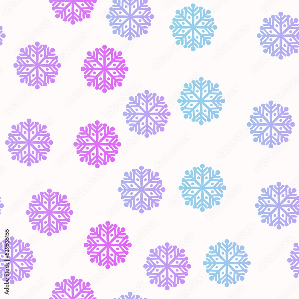 Winter seamless snowflakes and stripes pattern for wrapping paper and clothes print and kids and Christmas gifts Winter seamless snowflakes and stripes pattern for wrapping paper and clothes print and kids and Christmas gifts