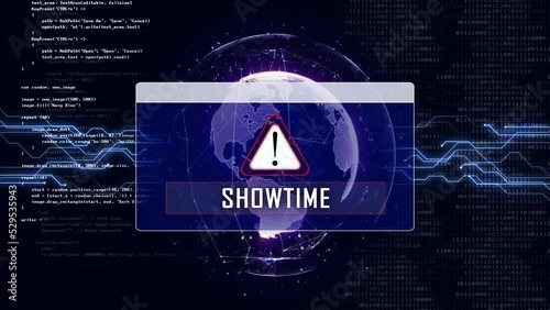 SHOWTIME and Earth Connections Network, Animation, Background, Loop, 4k
 photo