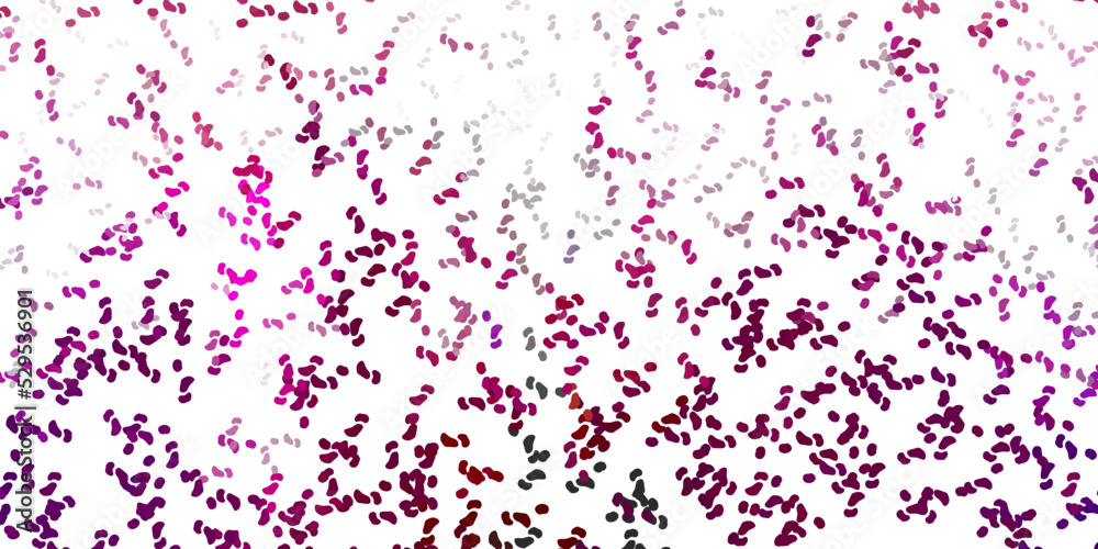 Light pink vector texture with memphis shapes. Light pink vector texture with memphis shapes.