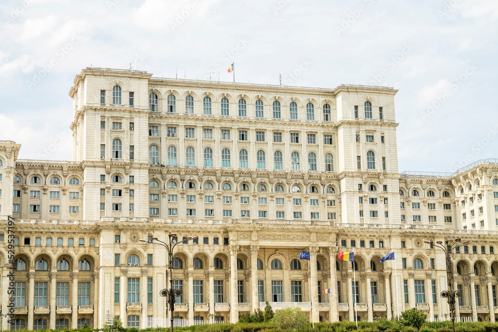 Fototapeta premium Bucharest, Romania - Parliament palace.