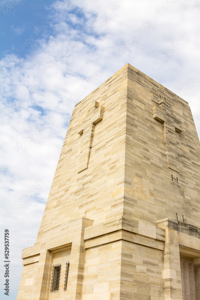 Canakkale,Turkey - June 26, 2022: Lone Pine ANZAC Memorial at the Gallipoli Battlefields in Canakkale, Turkey. Canakkale,Turkey - June 26, 2022: Lone Pine ANZAC Memorial at the Gallipoli Battlefields in Canakkale, Turkey.