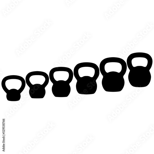 Kettlebell set gym weight training, ball dumbbells for Weight training