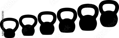 Kettlebell set gym weight training, ball dumbbells for Weight training