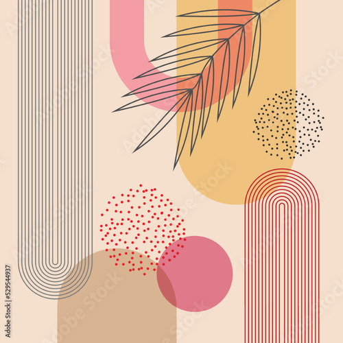 abstract boho contemporary wall art collection