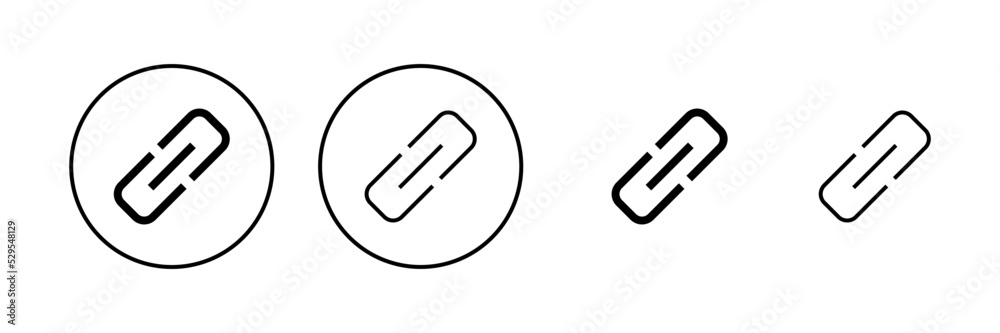 Link icon vector. Hyperlink chain sign and symbol Link icon vector. Hyperlink chain sign and symbol