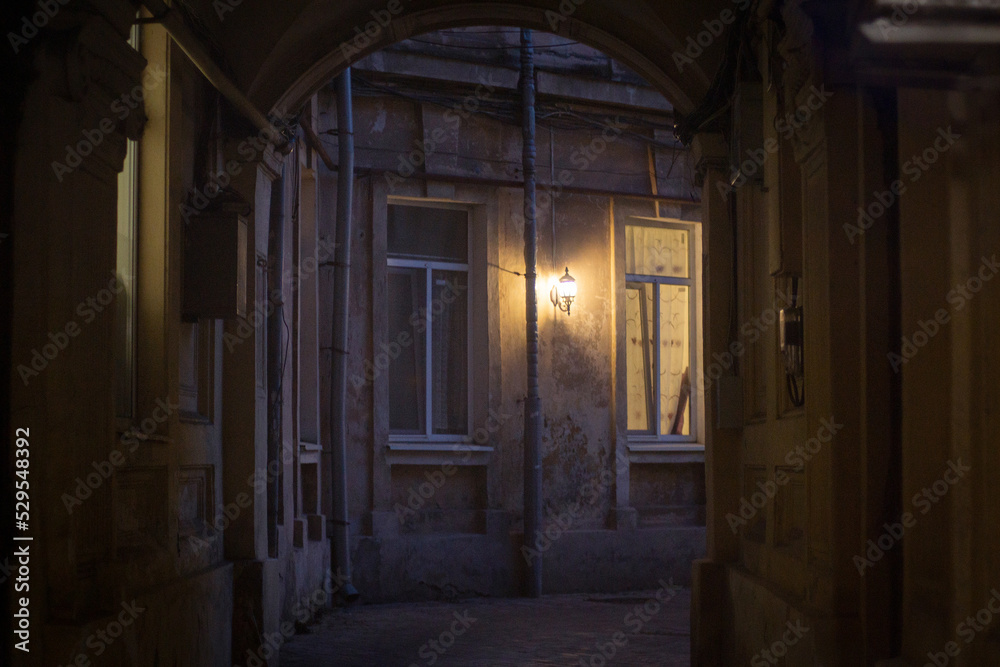 Atmospheric photos of old architecture
