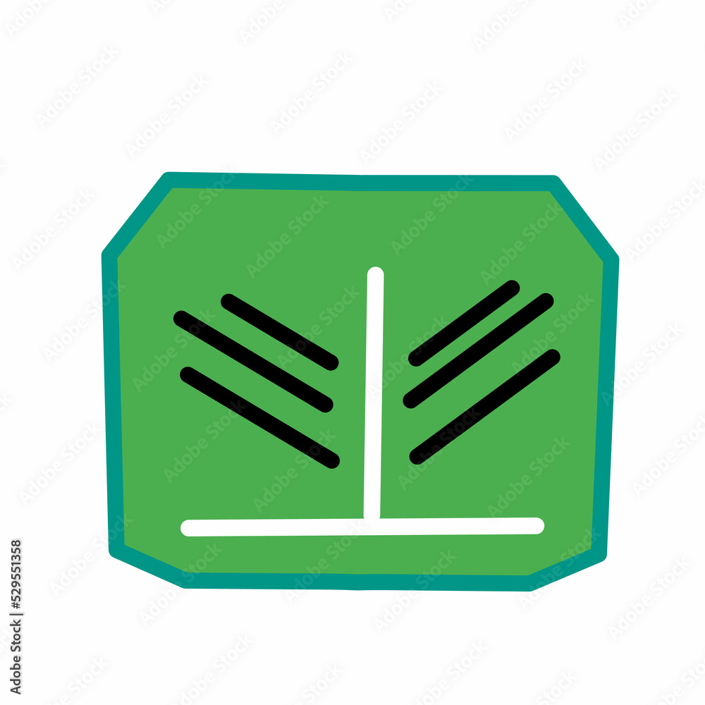 rectangular logo illustration with a straight line in the middle rectangular logo illustration with a straight line in the middle