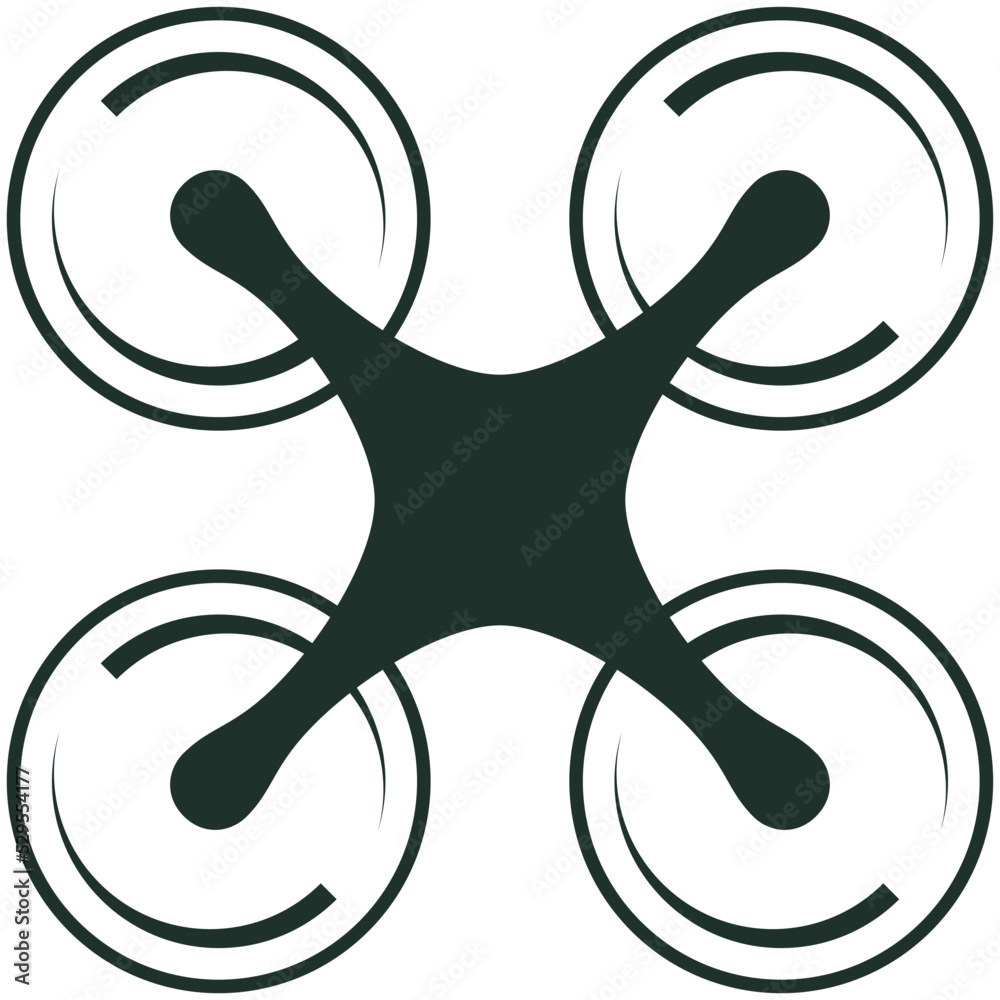 Drone illustration Stock Vector | Adobe Stock