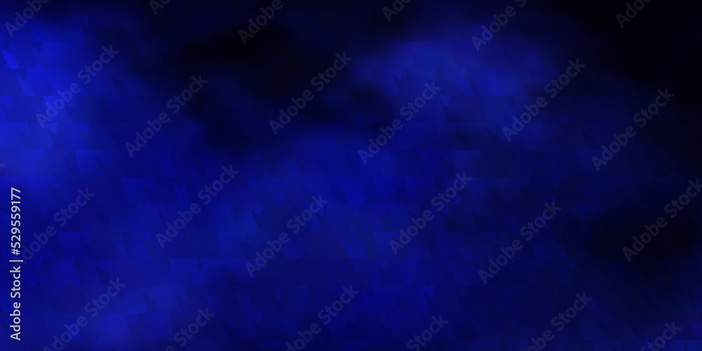 Obraz premium Dark Purple vector template with crystals, triangles.