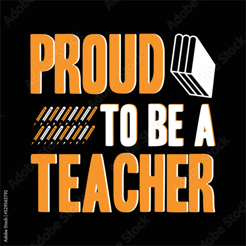 best teachers day t shirt design vector photo